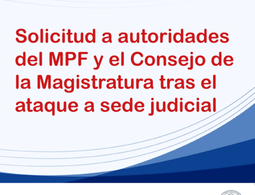Solicitud conjunta a titulares del MPF y el Consejo de la Magistratura