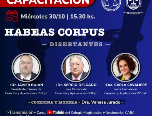 30/10 Capacitación sobre «Habeas Corpus en la Ciudad Autónoma de Buenos Aires»