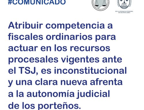 Comunicado Conjunto Colegio de Magistrados CABA – Mafucaba